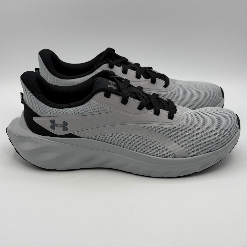 Under Armour UA Ascend Shoes Mens Size 11.5 Grey Black Running 6009827-012